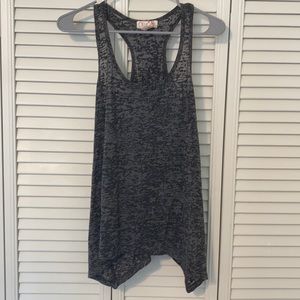 Athleisure Asymmetrical Racerback Tank